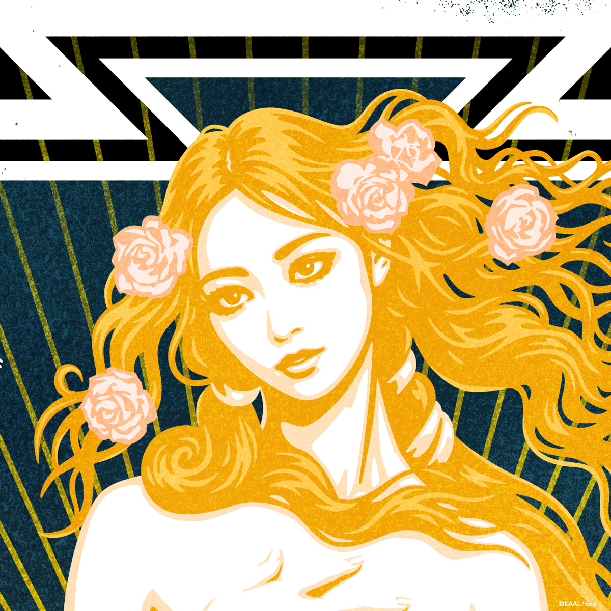 kaal re birth of venus art print