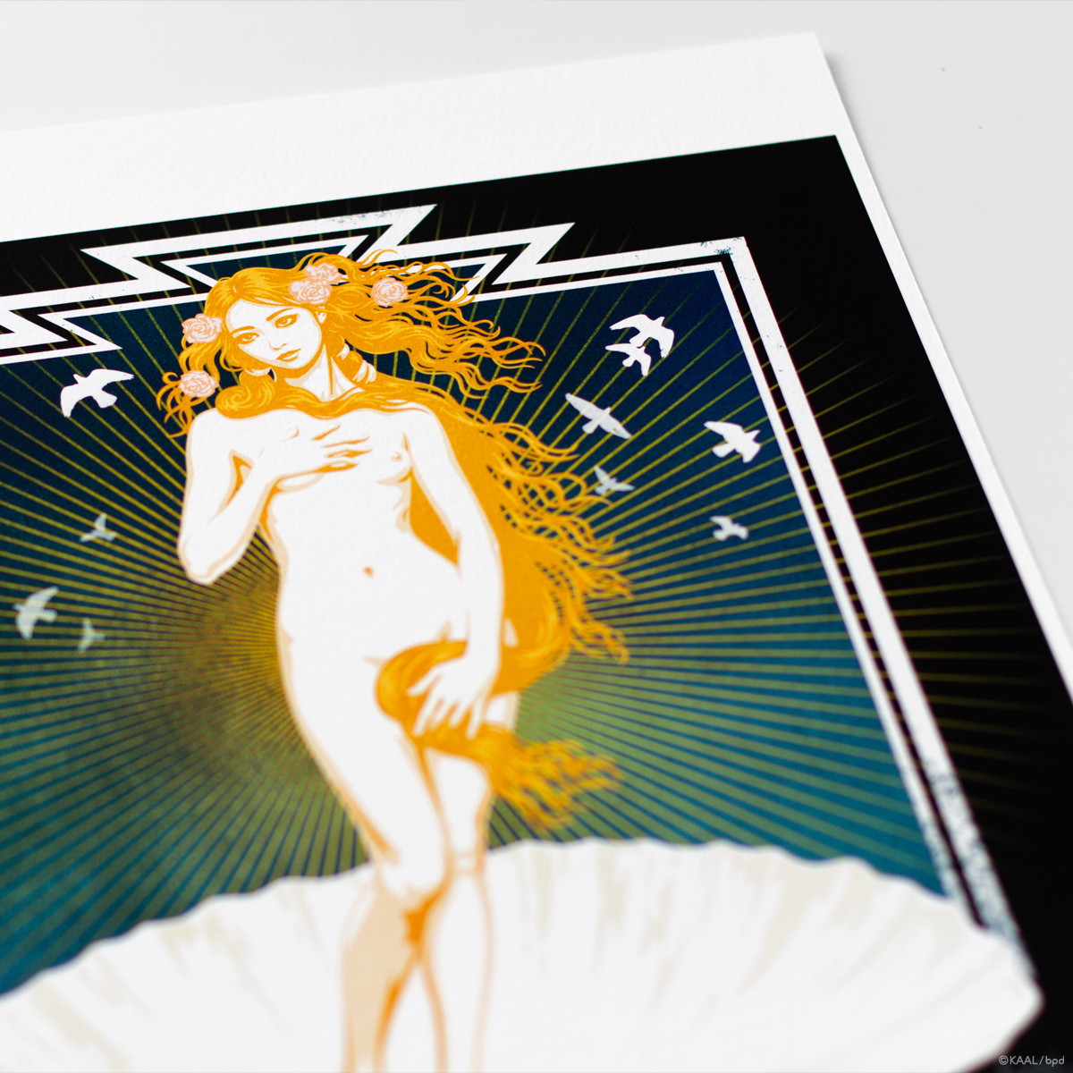 re-birth of venus ジクレー版画 by KAAL