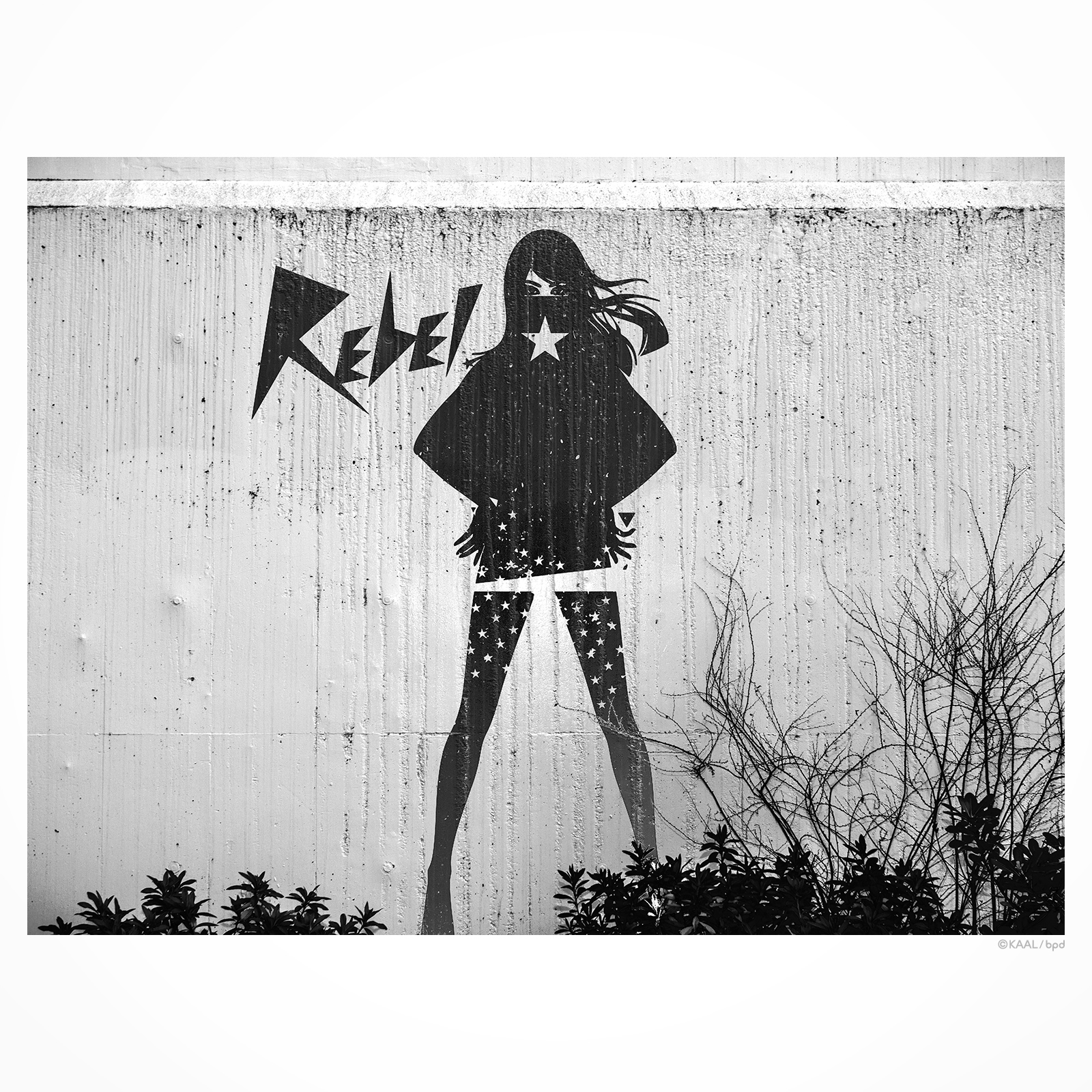 Revel wallart woman illustration and design by KAAL