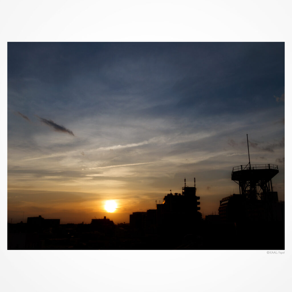 沈む夕日