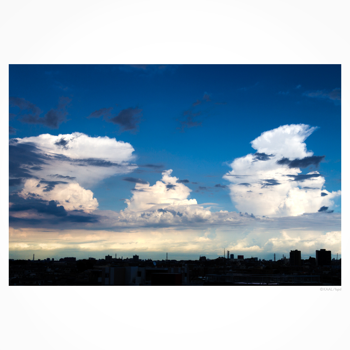 夏の空と雲