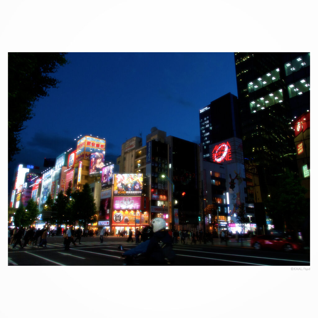 秋葉原中央通りの夜景